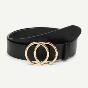 Belt, two gold circles